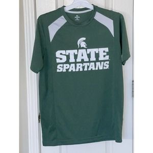 Men’s‎ Knights Apparel Michigan State Spartans T-Shirt Green White Size Medium